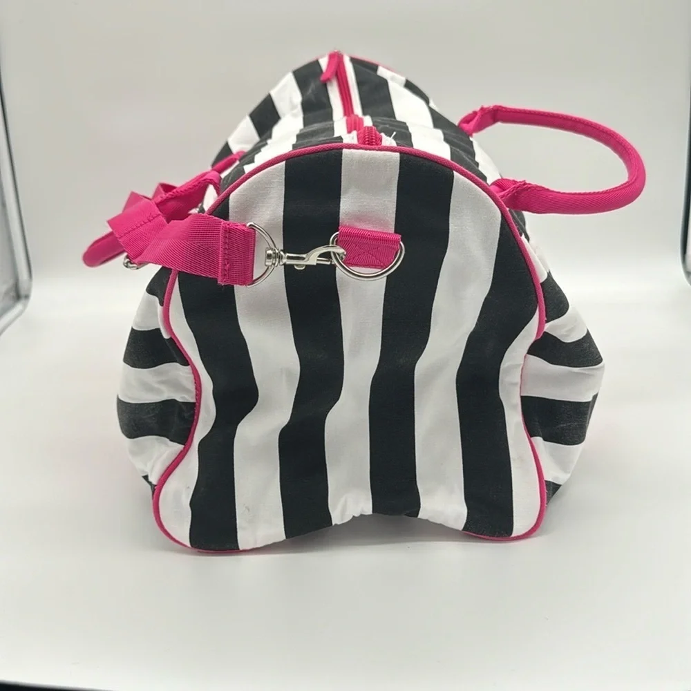 VICTORIA'S SECRET Zip around‎ MEDIUM Bag Shopping/Travel/Striped - Picture 4 of 11